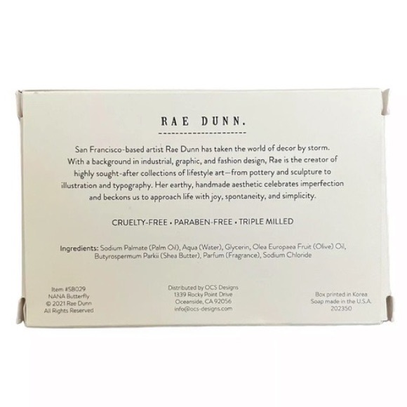 RAE DUNN SOAP Flower Shop Scented Hand & Body Bar Soap - Picture 3 of 4